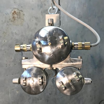 lampara edison industrial de aluminio fundido pulido a prueba de fuego de daeyang 1978