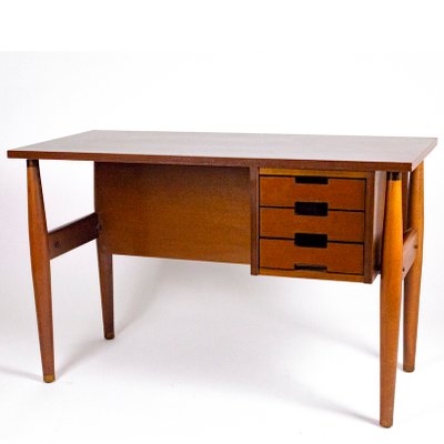 Small Italian Desk With Drawers From Schirolli Mantova 1960s For