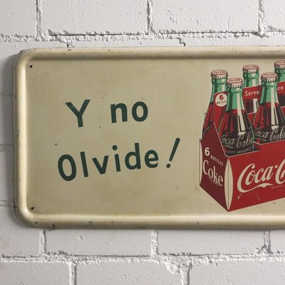 Spanish Coca Cola Advertisement 1950s For Sale At Pamono