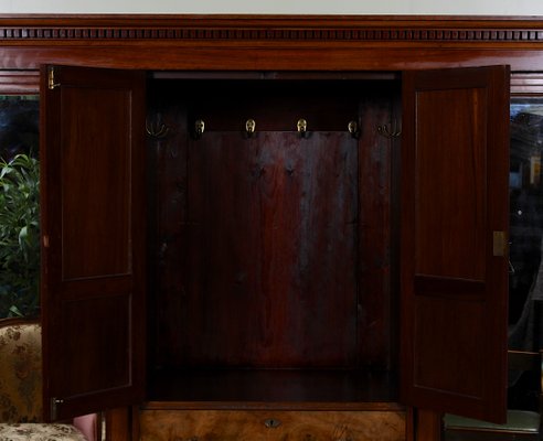 Large Antique Victorian Triple Compactum Wardrobe For Sale At Pamono