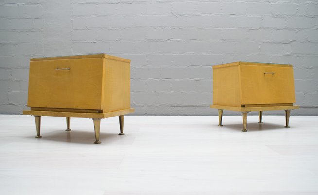 Mid Century Nightstands 1950s Set Of 2 For Sale At Pamono