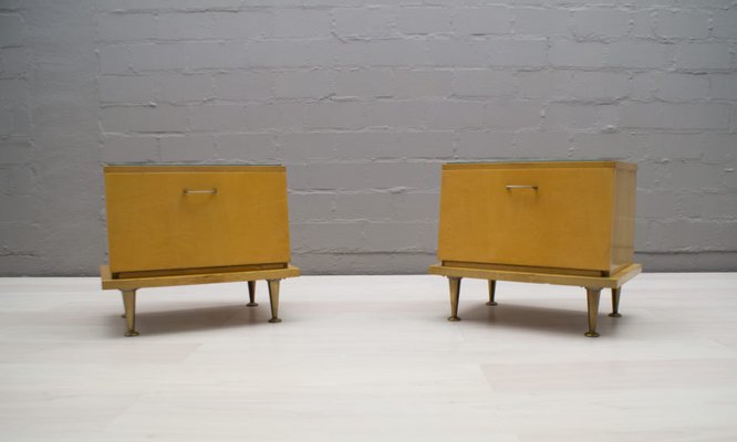 Mid Century Nightstands 1950s Set Of 2 For Sale At Pamono