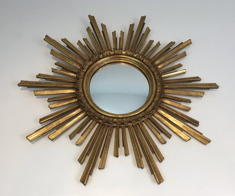 French Gilt Wood Sunburst Mirror 1970s For At Pamono French Gilt Wood Sunburst Mirror 1970s