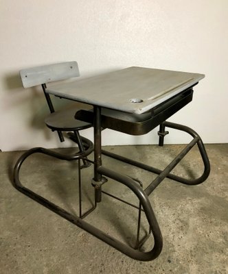 Vintage American School Desk For Sale At Pamono