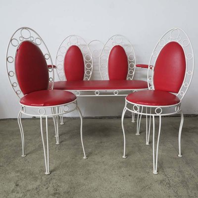 Retro metal bench new arrivals