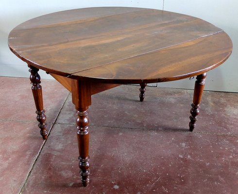Antique Extendable Walnut Dining Table For Sale At Pamono