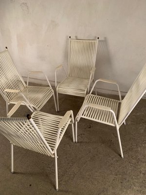 Vintage Italian Spaghetti Chairs 1960s, 1960s Outdoor Furniture