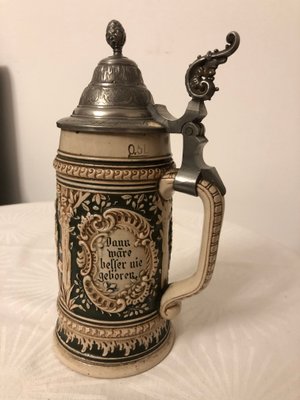 Antique German Beer Stein 1880s For At Pamono Antique German Beer Stein 1880s For