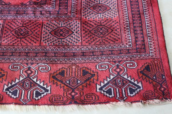 Grosser Roter Afghanischer Vintage Dowlatabad Teppich Bei Pamono Kaufen