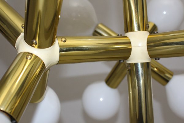 Mid Century 13 Arm Brass Atomic Floor Lamp by Trix & Robert Stunning Mid Century Lamp Atomic Vintage Front Page | Mid