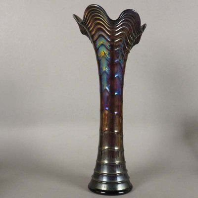 Centralisere kyst Annoncør Large Art Nouveau Iridescent Glass Vase for sale at Pamono
