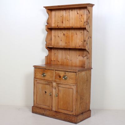 Antique Rustic Carved Pine Dresser For Sale At Pamono