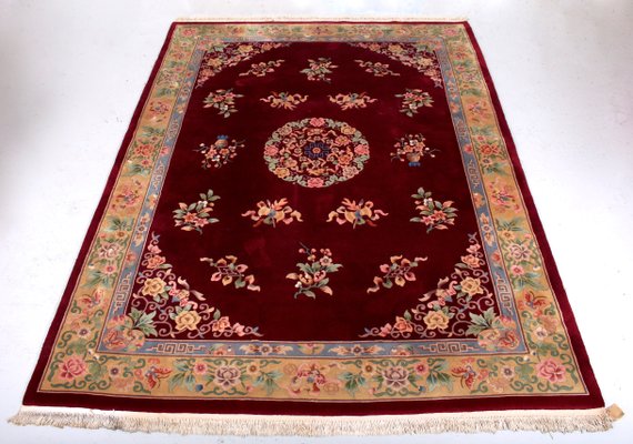 Large Chinese Wool Rug 1970s For At Pamono Large Chinese Wool Rug 1970s For