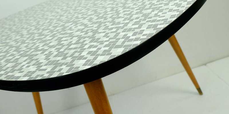 Mid Century Mosaic Kidney Table