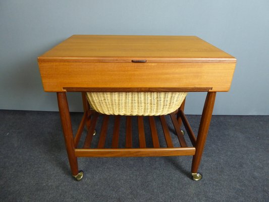 Vintage Sewing Table By Ejvind Johansson For Vitre 1960s For Sale