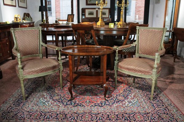 Early 20th Century Art Deco Walnut Root Serving Table