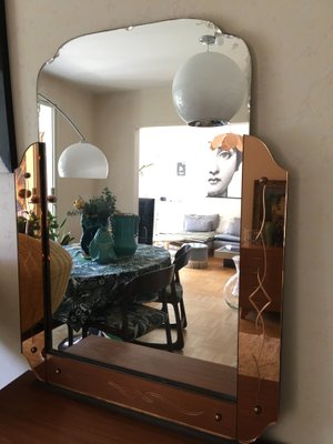 Venetian Art Deco Mirror For Sale At Pamono