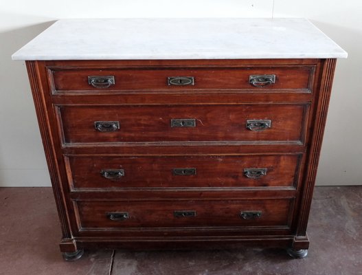 Antique Marble Top Dresser For Sale At Pamono