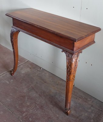 Antique Walnut Console Table For Sale At Pamono