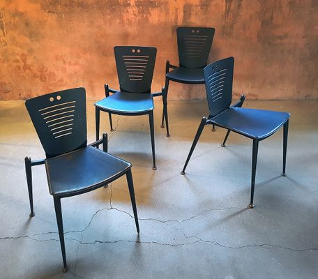 Esszimmerstühle Metall Leder - The Cool Designs