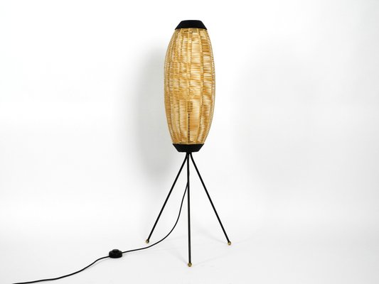 mid century tripod floor lamp
