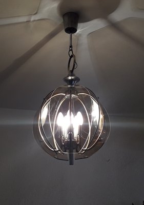 Vintage Italian Glass Pendant Lamp For Sale At Pamono