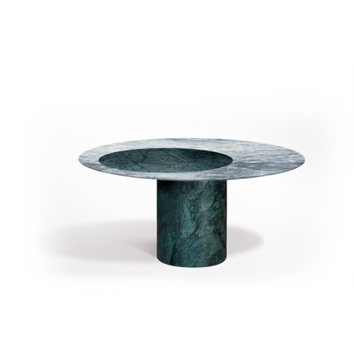 Table De Salle A Manger Proiezioni En Marbre Cipolin Et Vert Des