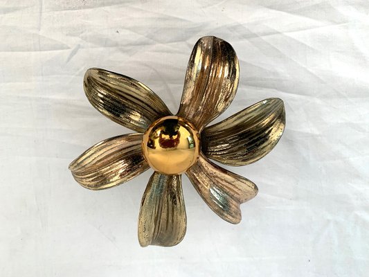 Flower Wall Sconce By Daro 1970s For At Pamono Flower Wall Sconce By Daro 1970s