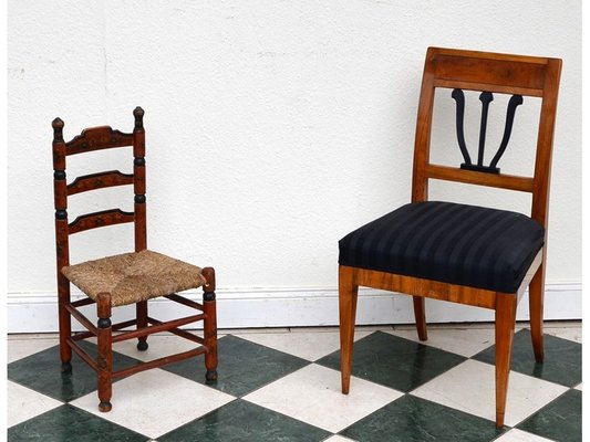 Oak Children S Post Chair 1880s