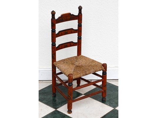 Oak Children S Post Chair 1880s