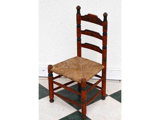 Oak Children S Post Chair 1880s