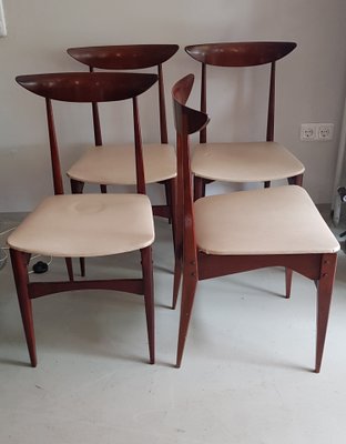 Italian Dining Chairs 1960s Set Of 4 For Sale At Pamono