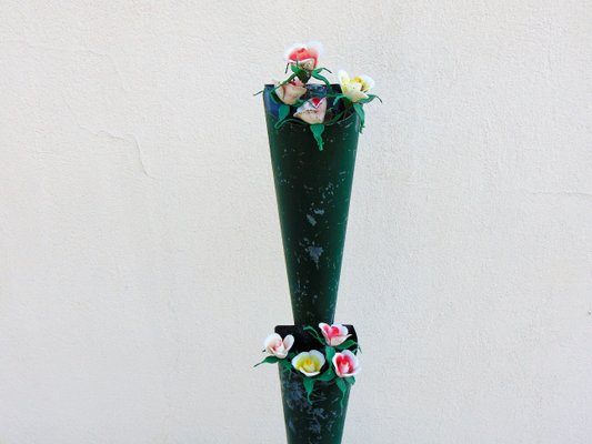 1970s 5 × Vintage Artificial Flower Bouquet - Art & Craft Decorative