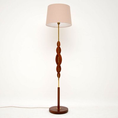 vintage teak floor lamp