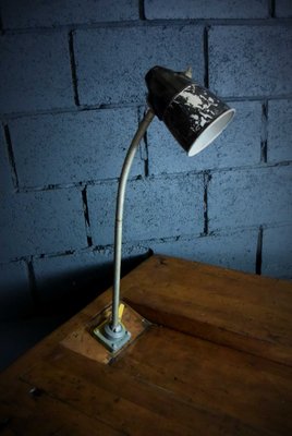 Large Vintage Workbench With Lamp And Vice For Sale At Pamono