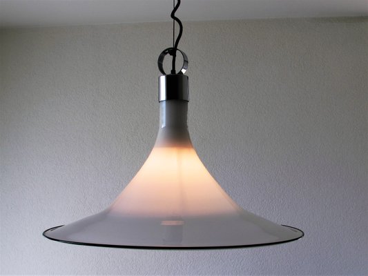 Italian Glass Pendant Lamp 1970s For Sale At Pamono