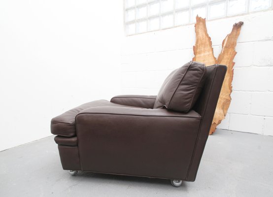 Mexico Leather Lounge Chair by Arne Norell, 1970s for sale at Pamono