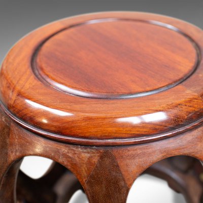 Vintage Chinese Barrel Side Tables Set Of 2 For Sale At Pamono