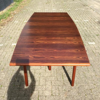 Large Brazilian Rosewood Dining Table By Arne Vodder For Sibast 1960s Large Brazilian Rosewood Dining Table By Arne Vodder For Sibast 1960s
