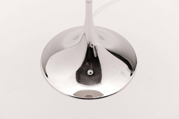 Chrome Panthella Floor Lamp By Verner Panton For Louis Poulsen