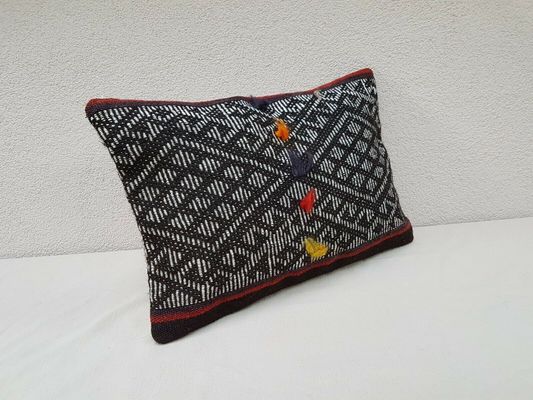African Mudcloth Pillow Cover From Vintage Pillow Store