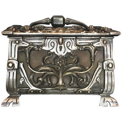 Art Nouveau Jewelry Box Casket 1900s Art Nouveau Jewelry Box Casket 1900s