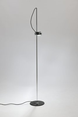 Italian Black Spider Floor Lamp By Joe Colombo For Oluce 1970s