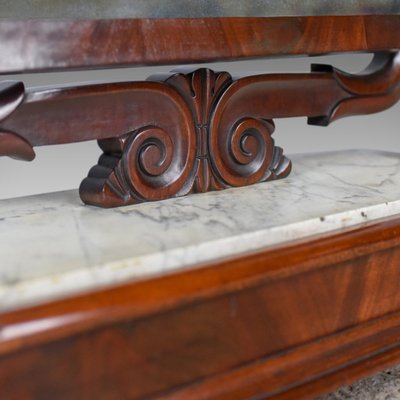 Antique Victorian Vanity With Mirror