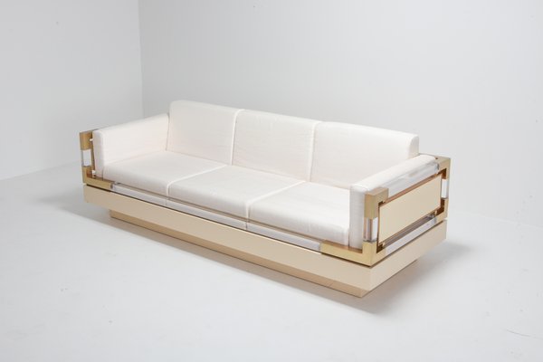 Hollywood Regency Couch By Charles Hollis Jones 1970s Hollywood Regency Couch By Charles Hollis Jones 1970s