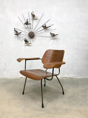 Vintage Plywood Armchair by Tjerk Reijenga for Pilastro