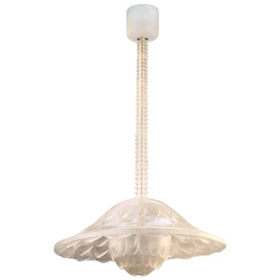 Vérone Gl Pendant Lamp By René Lalique 1920s Vérone Gl Pendant Lamp By René Lalique 1920s