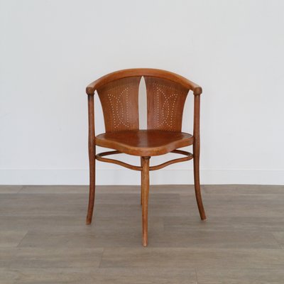 Art Nouveau Beech Bentwood No 1 Desk Chair From Thonet 1900s