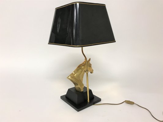 vintage horse table lamp