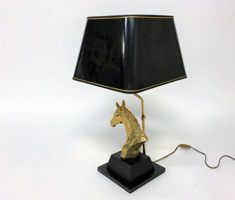 vintage horse table lamp